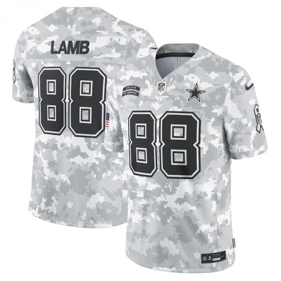 NFL Dallas Cowboys CeeDee Lamb Nike 2024 Salute to Service Jersey