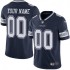 NFL Dallas Cowboys Custom Nike Navy Jersey