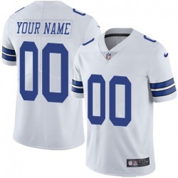 NFL Dallas Cowboys Custom Nike White Jersey