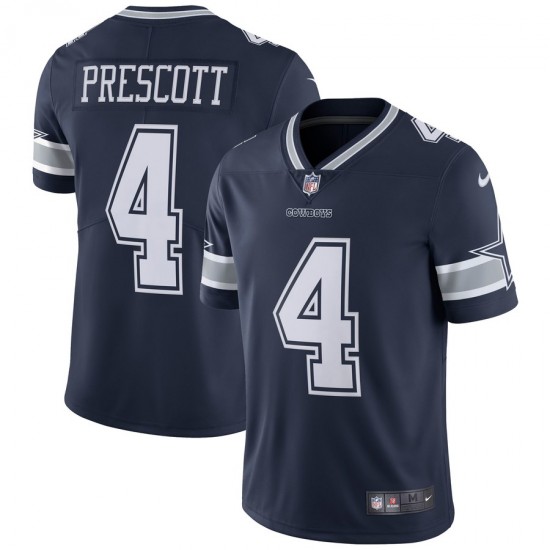 NFL Dallas Cowboys Dak Prescott 4 Nike Navy Jersey