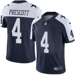 NFL Dallas Cowboys Dak Prescott 4 Nike Throwback Alternate Jersey