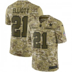 NFL Dallas Cowboys ELLIOTT 21 Nike Salute To Service Jersey