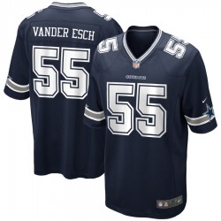 NFL Dallas Cowboys Leighton Vander Esch 55 Nike Navy Jersey