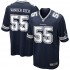 NFL Dallas Cowboys Leighton Vander Esch 55 Nike Navy Jersey