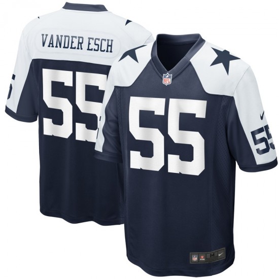 NFL Dallas Cowboys Leighton Vander Esch 55 Nike Throwback Alternate Jersey