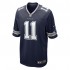 NFL Dallas Cowboys Micah Parsons 11 Nike Navy 2021 Draft Jersey