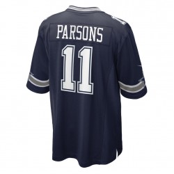NFL Dallas Cowboys Micah Parsons 11 Nike Navy 2021 Draft Jersey