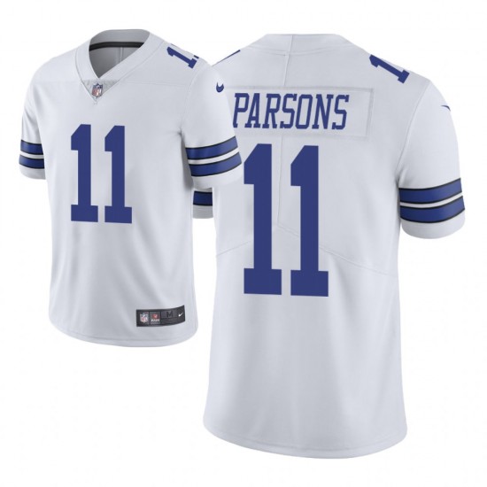 NFL Dallas Cowboys Micah Parsons 11 Nike White 2021 Draft Jersey