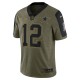 NFL Dallas Cowboys Roger Staubach 12 Nike 2021 Salute to Service Jersey