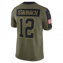 NFL Dallas Cowboys Roger Staubach 12 Nike 2021 Salute to Service Jersey