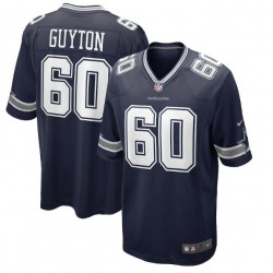 NFL Dallas Cowboys Tyler Guyton Nike Navy 2024 Draft Jersey