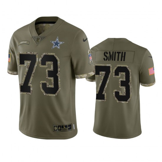 NFL Dallas Cowboys Tyler Smith 73 Nike 2022 Salute to Service Jersey