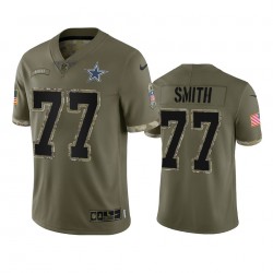 NFL Dallas Cowboys Tyron Smith 77 Nike 2022 Salute to Service Jersey