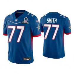 NFL Dallas Cowboys Tyron Smith 77 Nike Royal 2022 NFC Pro Bowl Jersey