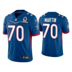 NFL Dallas Cowboys Zack Martin 70 Nike Royal 2022 NFC Pro Bowl Jersey