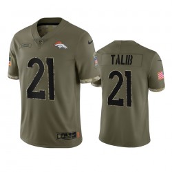 NFL Denver Broncos Aqib Talib 21 Nike 2022 Salute to Service Jersey