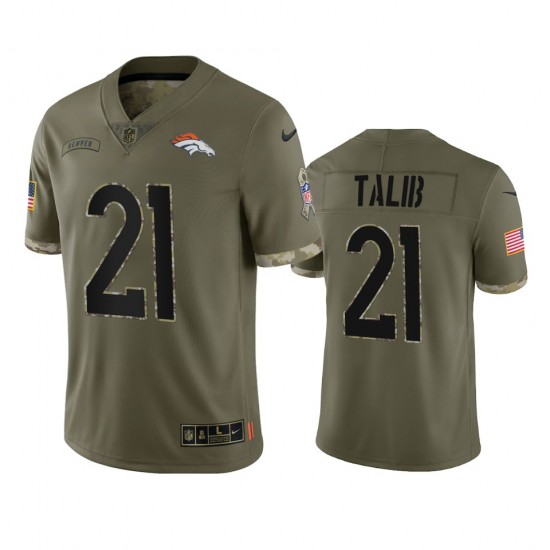 NFL Denver Broncos Aqib Talib 21 Nike 2022 Salute to Service Jersey