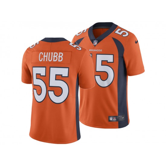 NFL Denver Broncos Bradley Chubb 55 Nike Orange Jersey
