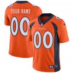 NFL Denver Broncos Custom Orange Jersey