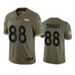 NFL Denver Broncos Demaryius Thomas 88 Nike 2022 Salute to Service Jersey