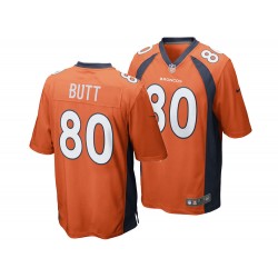NFL Denver Broncos Jake Butt 80 Nike Orange Jersey