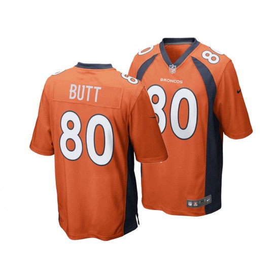 NFL Denver Broncos Jake Butt 80 Nike Orange Jersey