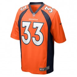 NFL Denver Broncos Javonte Williams 33 Nike Orange 2021 Draft Jersey