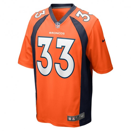 NFL Denver Broncos Javonte Williams 33 Nike Orange 2021 Draft Jersey