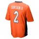 NFL Denver Broncos Patrick Surtain II 2 Nike Orange 2021 Draft Jersey