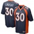 NFL Denver Broncos Phillip Lindsay 30 Nike Blue Jersey