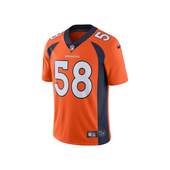 NFL Denver Broncos Von Miller 58 Nike Orange Jersey