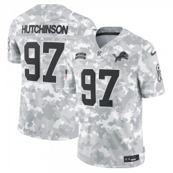 NFL Detroit Lions Aidan Hutchinson Nike 2024 Salute to Service Jersey