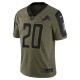 NFL Detroit Lions Barry Sanders 20 Nike 2021 Salute to Service Jersey