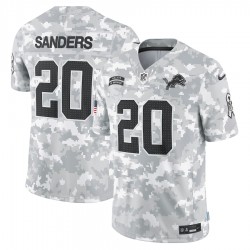 NFL Detroit Lions Barry Sanders Nike 2024 Salute to Service Jersey