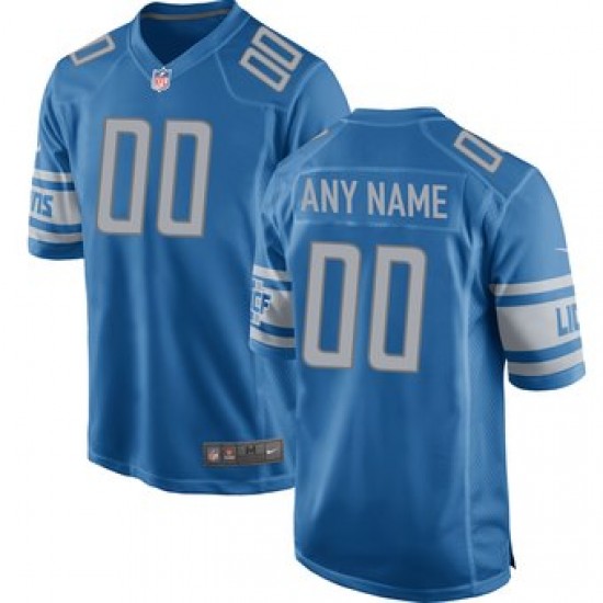NFL Detroit Lions Custom Nike Royal Jersey