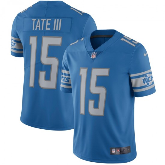 NFL Detroit Lions Golden Tate 15 Nike Royal Jersey