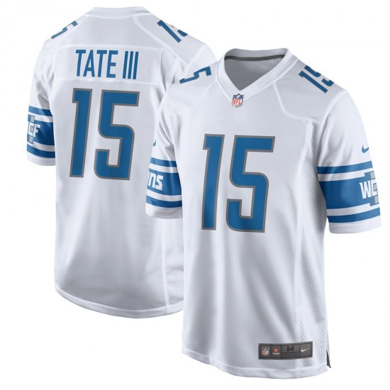 NFL Detroit Lions Golden Tate 15 Nike White Jersey
