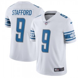 NFL Detroit Lions Matthew Stafford 9 Nike White Jersey