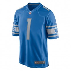 NFL Detroit Lions Penei Sewell 1 Nike Blue 2021 Draft Jersey