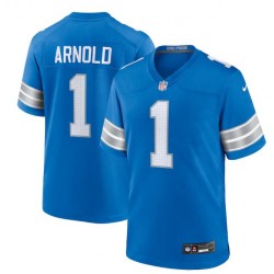 NFL Detroit Lions Terrion Arnold Nike Blue 2024 Draft Jersey