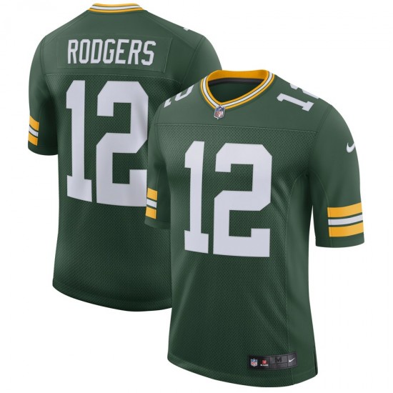 NFL Green Bay Packers Aaron Rodgers 12 Nike Green Jersey