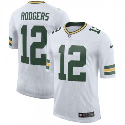 NFL Green Bay Packers Aaron Rodgers 12 Nike White Jersey