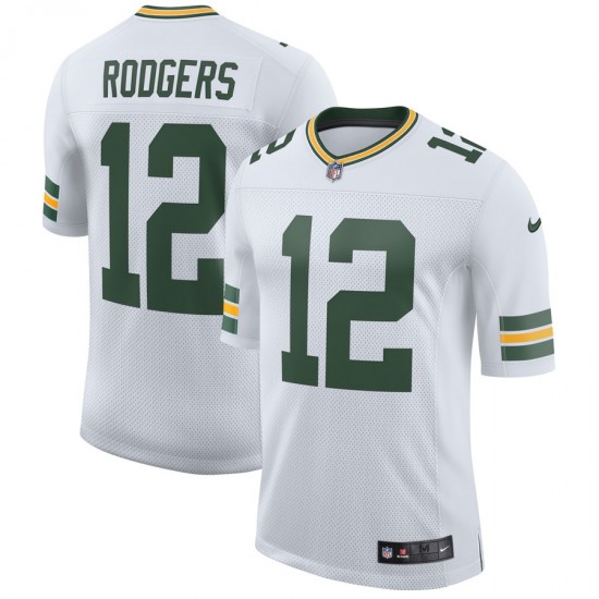 NFL Green Bay Packers Aaron Rodgers 12 Nike White Jersey