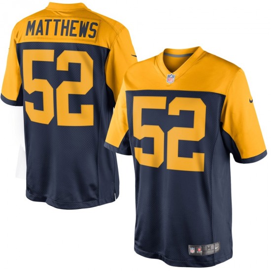 NFL Green Bay Packers Clay Matthews 52 Nike Alternate Jersey