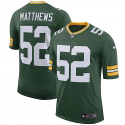 NFL Green Bay Packers Clay Matthews 52 Nike Green Jersey