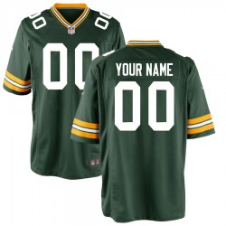 NFL Green Bay Packers Custom Nike Green Jersey