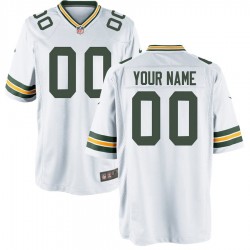 NFL Green Bay Packers Custom Nike White Jersey