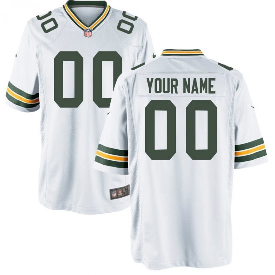 NFL Green Bay Packers Custom Nike White Jersey