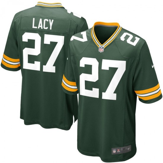 NFL Green Bay Packers Eddie Lacy 27 Nike Green Jersey