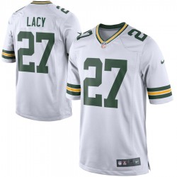 NFL Green Bay Packers Eddie Lacy 27 Nike White Jersey